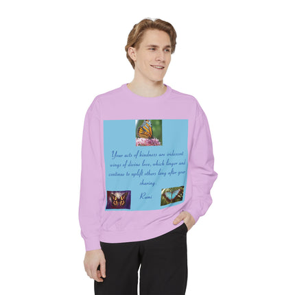 Inspiration Sweatshirt - Uplift Others with Rumi Quote