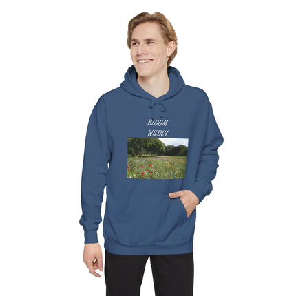Bloom Wildly Hoodie — Floral Meadow Photo Sweatshirt