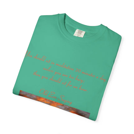 Serene Meditation Quote T-Shirt for Mindfulness Enthusiasts
