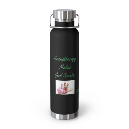 Aromatherapy Insulated Water Bottle - 22oz - Positive Vibes for Wellness