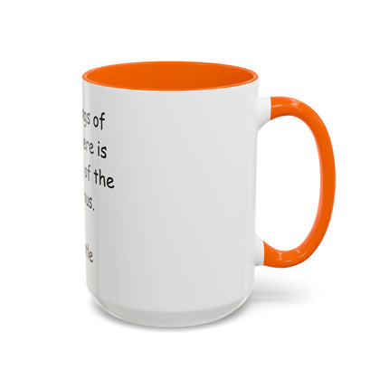 Aristotle Quote Accent Coffee Mug — “In All Things of Nature There Is Something of the Marvelous”
