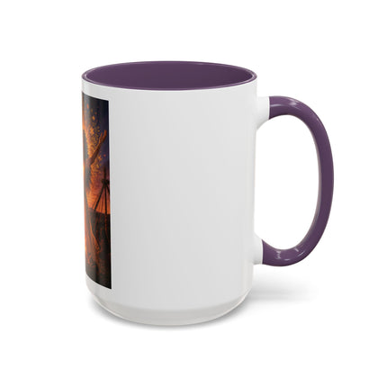 Mug — Pagan Bonfire Coffee Mug with Inspirational Beltane Quote