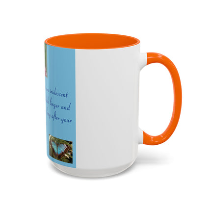 Butterfly Coffee Mug – Rumi Quote – 15oz Ceramic Drinkware