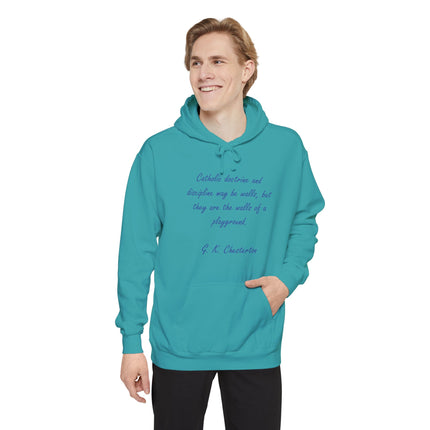 Catholic Doctrine 'Walls of a Playground' Hoodie