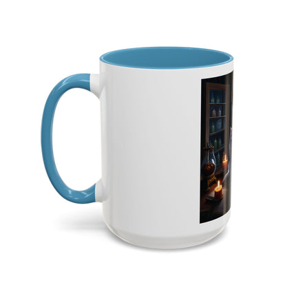 Moonlit Witch Cats Coffee Mug — Gothic Cat Magic Tea Cup (11/15oz)