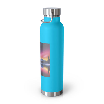 Aurora Landscape Insulated Water Bottle – 22oz Vacuum Flask