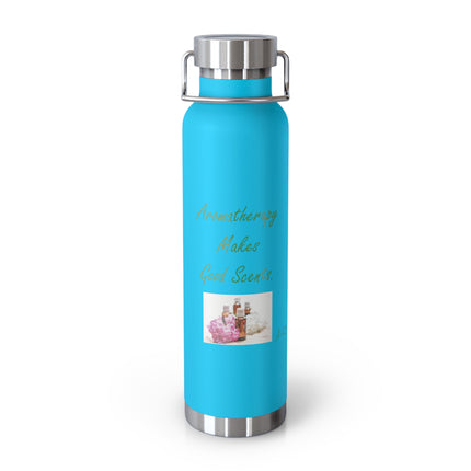Aromatherapy Insulated Water Bottle - 22oz - Positive Vibes for Wellness