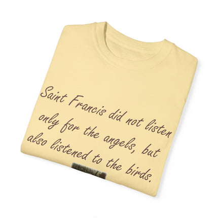 Spiritual Tee – Honoring Saint Francis – Eco-Friendly Unisex