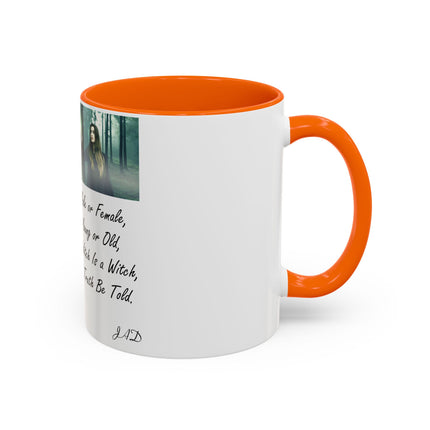 “A Witch Is a Witch” Accent Mug – 11oz Ceramic | Magical & Inclusive