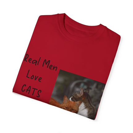Real Men Love Cats Unisex T-Shirt – Cute Cat Lover Tee