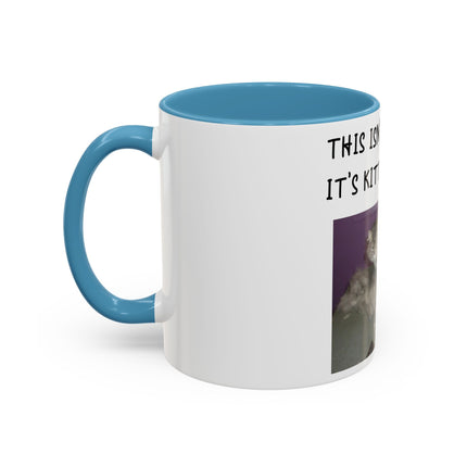 Kitty Glitter Mug – 11oz Accent Ceramic Cup for Cat Lovers