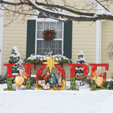 Hope Outdoor Nativity Set by G. DeBrekht - Nativity Holiday Decor - 8121461F-S4L-1