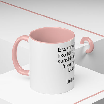 Essential Oils Quote Coffee Mug — “Essential oils are like little drops of sunshine...”
