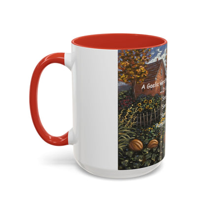 Samhain Accent Mug – 15oz Ceramic Cup with Pumpkin Spice Wit