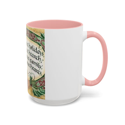 Celtic Holiday Blessings Mug – 15oz Accent for Cozy Gatherings