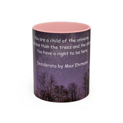 Desiderata Quote Mug – 11oz Accent Ceramic Drinkware