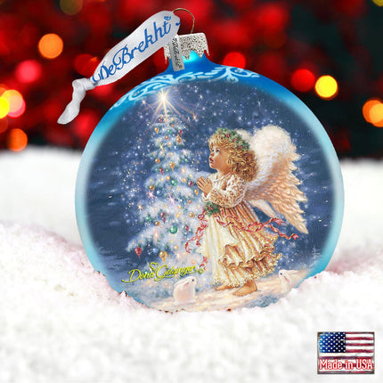 My Christmas Wish Glass Ornament by D. Gelsinger - Nativity Holiday Décor - 71113-0703-1