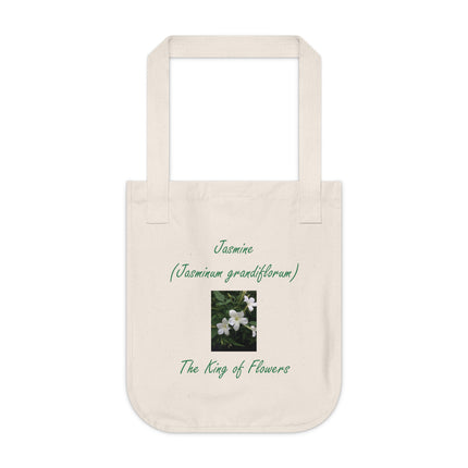 Jasmine Organic Tote – King of Flowers, Eco-Friendly