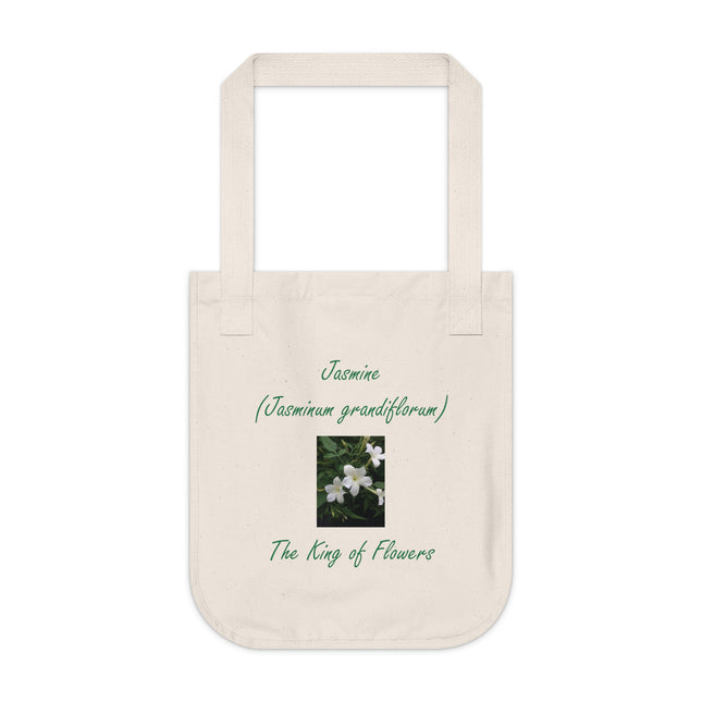 Jasmine Organic Tote – King of Flowers, Eco-Friendly