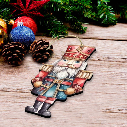 Nutcrackers Decorative Wooden Ornaments of 3 by G. Debrekht - Christmas Decor - 8091008-S3-3