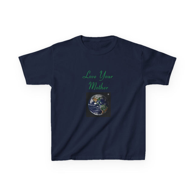 Love Your Mother Kids Tee – Earth-Themed Cotton Shirt