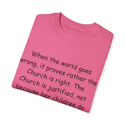 Inspirational T-Shirt – G.K. Chesterton Quote – Unisex Fit