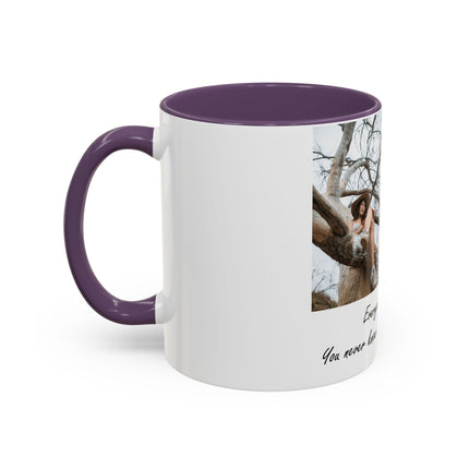 BYOB Accent Mug – “Bring Your Own Book” – 11oz Ceramic for Book Lovers