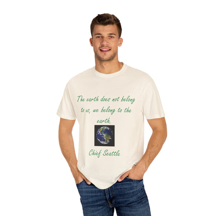 Eco-Friendly T-Shirt – “We Belong to the Earth” Design