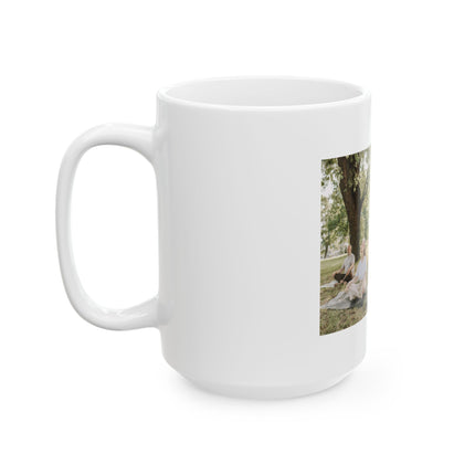 Inspirational Photo Ceramic Mug — "Don't Regret Growing Older" Quote (11oz & 15oz)
