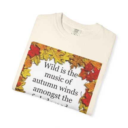Wordsworth Autumn Quote T-Shirt