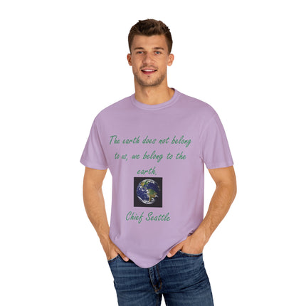 Eco-Friendly T-Shirt – “We Belong to the Earth” Design