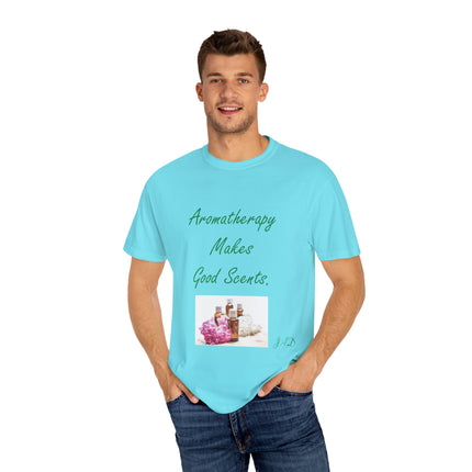 Aromatherapy T-Shirt – “Makes Good Scents” Design (Unisex)