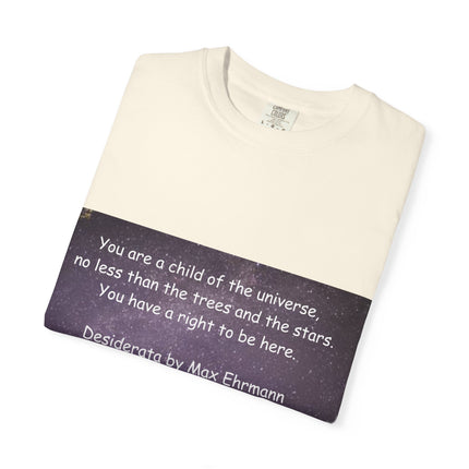 Unisex Inspirational T-Shirt - "You Are a Child of the Universe" Design