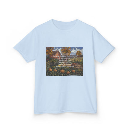 Inspirational Kids Heavy Cotton Tee - Cozy & Uplifting Design for Everyday Wear