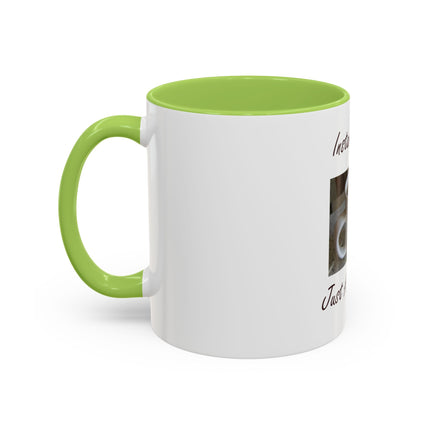 Coffee Mug - "Instant Human Just Add Coffee" Accent Ceramic Mug (11/15oz)