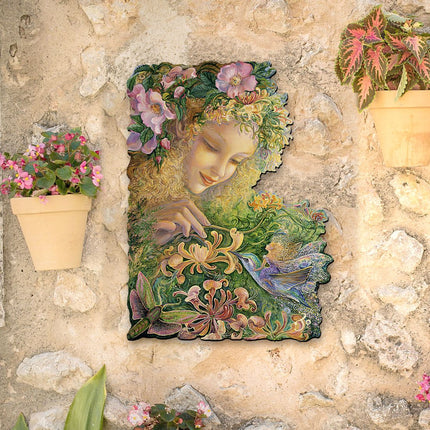 Honeysuckle Holiday Outdoor Scene by Josephine Wall - Christmas Decor - 845620F-JW-4