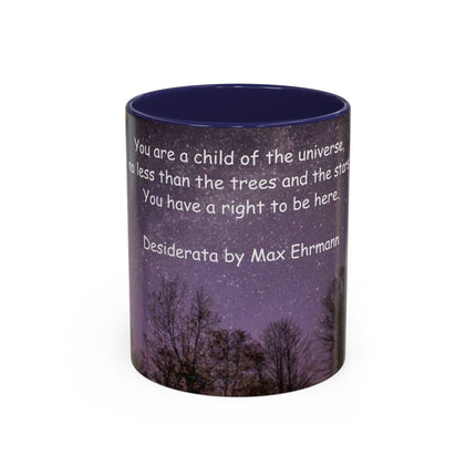 Desiderata Quote Mug – 11oz Accent Ceramic Drinkware