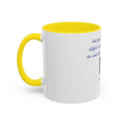 Inspirational Earth Quote Coffee Mug — "And forget not that the earth delights to feel your bare feet" by Khalil Gibran
