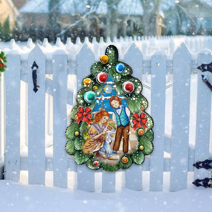 Nutcracker Christmas Tree Door Decor by G. DeBrekht - Christmas Decor - 8119184H-2