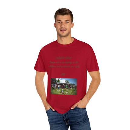 Flower Child Unisex Garment-Dyed T-Shirt – Vintage Inspiration for Free Spirits
