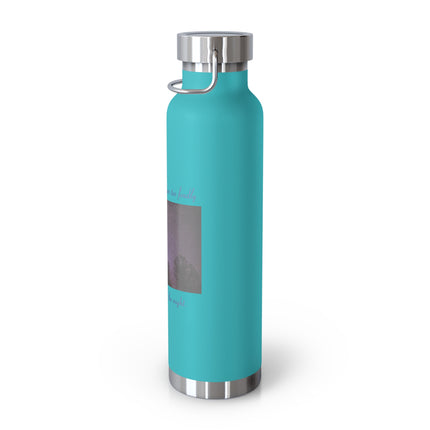 Starry Night Insulated Water Bottle - 22oz, Inspirational Quote