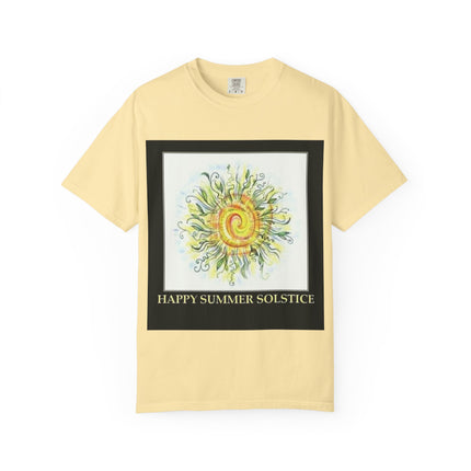 Happy Summer Solstice Unisex Garment-Dyed T-Shirt
