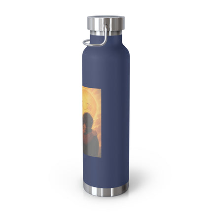 22oz Vacuum Bottle — 'Sometimes You Need A Hug' Sunset Design