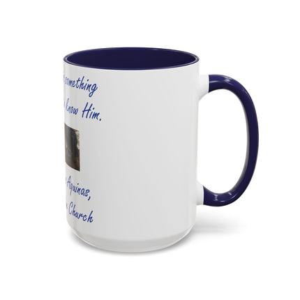 Saint Thomas Aquinas Mug – “To Love God” – 15oz Ceramic