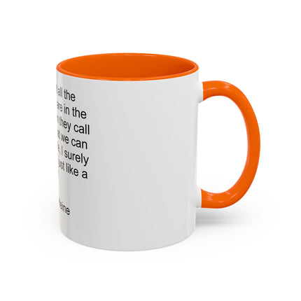Accent Coffee Mug — "I Have Smelt All the Aromas" Heinrich Heine Quote