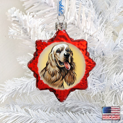 Labradoodle Mercury Glass Ornament by G. DeBrekht - Pets Dog and Cats Decor - 774021-1