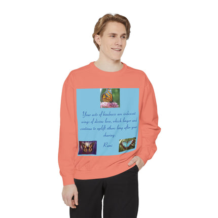 Inspiration Sweatshirt - Uplift Others with Rumi Quote
