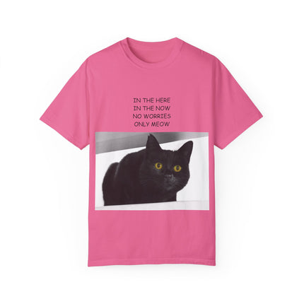 ‘Only Meow’ Cat Tee – Inspirational T-Shirt for Feline Fans