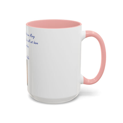 Religious Coffee Mug — Saint Maximilian Kolbe Quote & Sacred Image (11/15oz)