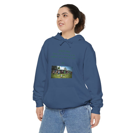 Flower Child Hoodie — 1960s Festival Wildflower Photo Design